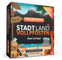 DENKRIESEN SL3013 Stadt Land Vollpfosten&reg; - Das Kartenspiel &ndash; URLAUB EDITION -