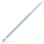 FABER-CASTELL 113201 Buntstift Grip Heft + Tafel wei&szlig;