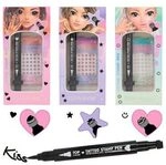 DEPESCHE 12745 TOPModel Tattoostift mit Glitzersteinen BEAUTY and ME, sortiert