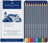 FABER-CASTELL 114612 Aqua.stift Goldfaber Aqua 12-Metalletui
