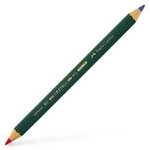 FABER-CASTELL 117500 Castell Color 873 Farbstift, rot/blau