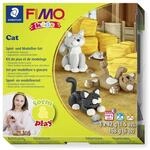 STAEDTLER&reg; FIMO&reg; kids 8034 ofenh&auml;rtende Modelliermasse, Set "Cat" mit 4...