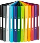 Idena Display Ringbuch inkl. R&uuml;ckenschilder DIN A4 12 St&uuml;ck