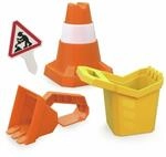 Hape Sandspielzeug-Set &bdquo;Baustelle&ldquo;