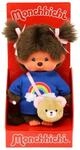 Sekiguchi Monchhichi Original Monchhichi M&auml;dchen im Regenbogen T-Shirt, 20 cm