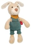 SIGIKID 39923 Pl&uuml;schhase mit petrolgr&uuml;ner Latzhose