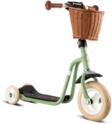 PUKY 5098 R 1 CLASSIC Scooter mit EVA-Bereifung und Lenkerkorb retro green