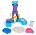 SPINMASTER 6068385 Kinetic Sand KNS Soft Serve Ice Cream Station (397g)
