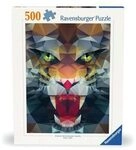 RAVENSBURGER 12000239 Puzzle 500 Teile L&ouml;we aus Polygonen