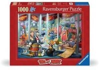 RAVENSBURGER 12000408 Puzzle 1000 Teile Ruhmeshalle von Tom & Jerry