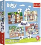 TREFL 34637 4in1Puzzle12,15,20,24Teile&ndash;Bluey