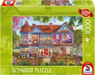 SCHMIDT SPIELE 59709 Puzzle 1.000 Teile Haus im Fr&uuml;hling