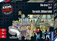 KOSMOS 683474 Krimipuzzle 150 Teile, Die drei ??? Kids Vorsicht, Glibberfalle!