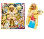 MGA 120858-EUC Rainbow High Winter Wonderland Doll- Sunny (Yellow)