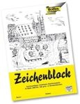 Folia Zeichenblock A3, 120g/m&sup2; mit Leinenecken, 10 Blatt