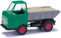 BUSCH 210013500 MEHLHOSE H0 / 1:87 Multicar M22 Muldenkipper mit Kiesladung...