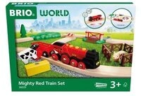 BRIO 63602900 Rote Lola Bauernhof Zugset