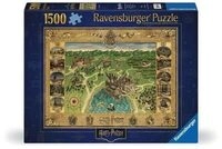 RAVENSBURGER 12000720 Puzzle 1500 Teile Hogwarts Karte