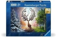 RAVENSBURGER 12001088 Puzzle 1000 Teile Der magische Hirsch und die vier Jahreszeiten