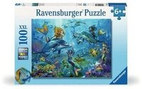 RAVENSBURGER 12000864 Kinderpuzzle 100 XXL Teile Abenteuer unter Wasser