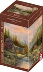 SCHMIDT SPIELE 59799 Holz-Puzzle 1000 Teile Bergkulisse mit Bach