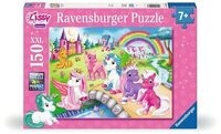 RAVENSBURGER 12004008 Kinderpuzzle 150 XXL TeileDie zauberhafte Welt der Lissy PONYs
