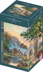 SCHMIDT SPIELE 59797 Holz-Puzzle 1000 Teile Am alten M&uuml;hlenbach