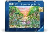 RAVENSBURGER 12001089 Puzzle 1000 Teile Vertr&auml;umte Fahrr&auml;der in Amsterdam