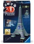 RAVENSBURGER 11591 3D Puzzle 216 Teile Eiffelturm Glow-in-the-Dark Edition