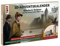 TOPP 18555 24 DAYS ESCAPE 3D-Adventskalender &ndash; Sherlock Holmes und das Castle...