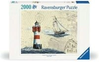 RAVENSBURGER 12000804 Puzzle 2000 Teile Romantischer Leuchtturm