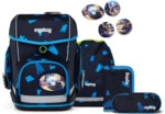 ERGOBAG 01212-90354-10 Cubo 5-teiliges Schulrucksack-Set VerfolgB&auml;rjagd, dunkelblau