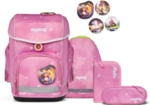 ERGOBAG 01212-90355-10 Cubo 5-teiliges Schulrucksack-Set WolkenzauB&auml;r, pink