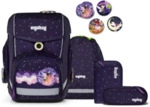 ERGOBAG 01212-90358-10 Cubo 5-teiliges Schulrucksack-Set Neo SternguckB&auml;r, lila