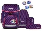 ERGOBAG 01212-900K2-10 Cubo 5-teiliges Schulrucksack-Set PerlentauchB&auml;r, lila