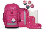 ERGOBAG 01299-90199-10 Maxi 6-teiliges Schulrucksack-Set SternzauB&auml;r, pink