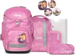 ERGOBAG 01298-90355-10 Pack 6-teiliges Schulrucksack-Set WolkenzauB&auml;r, pink