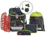 Step by Step 222605 2IN1 PLUS Schulranzen-Set "Danger Cat Chiko", 6-teilig