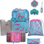 DERDIEDAS D8510181 Schulranzen-Set 5-teilig Happy Pixel ErgoFlex Tiny