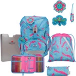 DERDIEDAS D8505181 Schulrucksack-Set 5-teilig Happy Pixel ErgoFlex Light