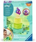 RAVENSBURGER 04857 Play+ Baby-Stapel-Puzzle: Vogelnest
