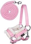 HKM Hobby Horsing Halfter und Strick rosa