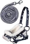 HKM Hobby Horsing Halfter und Strick navy mit Sternen