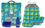McNeill Ergo Light Compact Fashion-Line Schulranzenset Caro green 6-teilig
