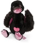 NICI Kuscheltier Schwarzer Love Schwan GREEN, 50 cm