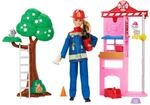 Barbie Feuerwehr Spielset