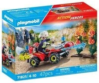 PLAYMOBIL 71825 Feuerwehr Quad l&ouml;scht Heckenbrand