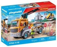 PLAYMOBIL 71750 Baustellen-LKW mit Kran