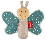 SIGIKID 43372 Baby Knister-Greifling Schmetterling, blaugr&uuml;n