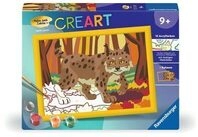 RAVENSBURGER 23958 CreART Luchs im Herbstwald